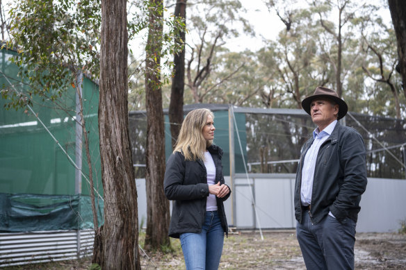 Wildlife Recovery Australia chair, Ken Henry and Hannah Rose, chair of Raptor Recovery Australia, say they are excited to be able to carry on the work of Ms McDonald.