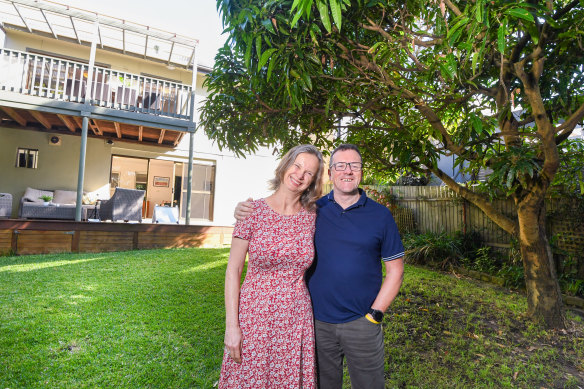 Happy vendors Beth and Austin after the successful auction.