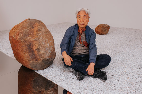 Korean Contemporary artist and philosopher Lee Ufan.