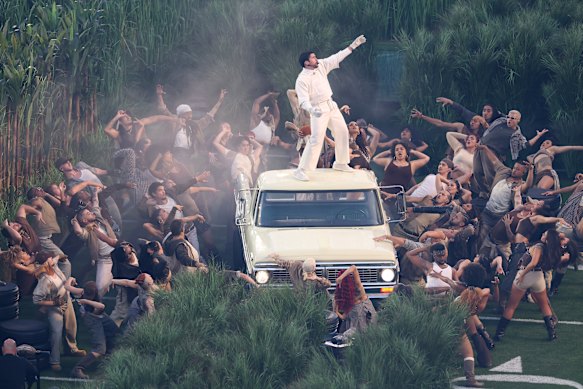 Bad Bunny performed at the Super Bowl half-time show earlier this month. He will hold a concert in Sydney on the same night as the Mardi Gras parade.