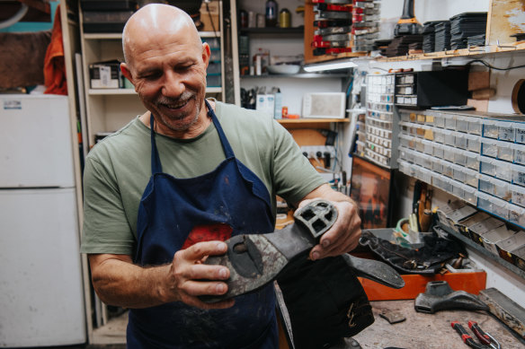 Joe Panarello says most people don’t value craftsmanship any more. 