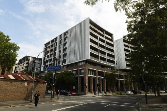 The Mezzo building in Glebe.