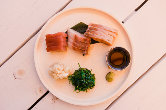 Sashimi at North Bondi Fish.