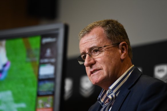 NRL head of football Graham Annesley says the injury rate is down.