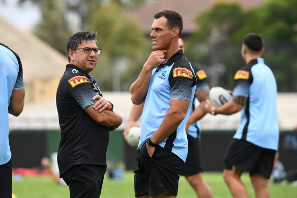 Dino Mezzatesta and John Morris in February.