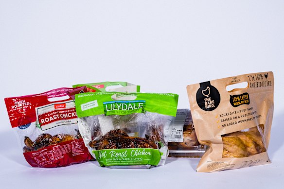 Supermarket roast chicken, or as Australians know it, bachelors’ handbags.