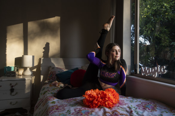 Cheerleader Maddy Wahab, 17, found home schooling a frustrating experience. "Every single day someone in my grade was crying," she says. "It's been a tough year."