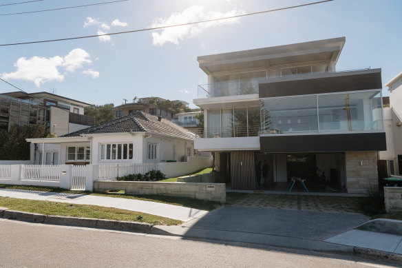 Adam Gilchrist purchased the Californian bungalow (left) in 2017 and the three-level residence (right) for $14 million in 2019.