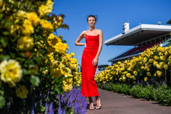 Model Montana Cox expects people to move on from tradition and dress to celebrate their freedom at the Melbourne Cup.