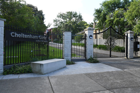 Cheltenham Girls High School is highly sought after by house hunters. 