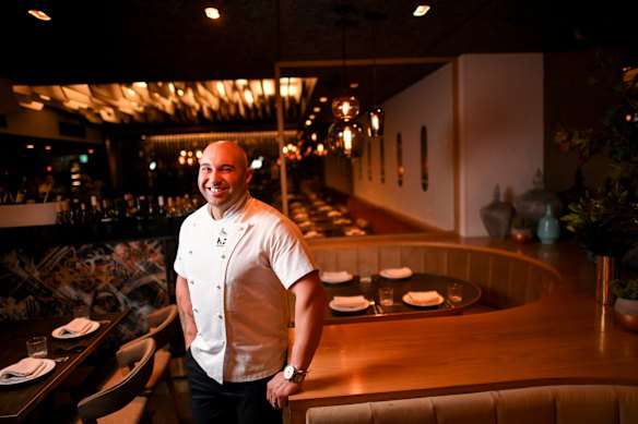 Shane Delia at his CBD restaurant Maha, pictured here in 2018.