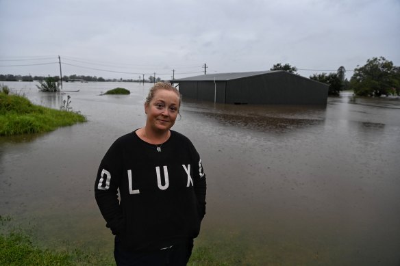 Emma-Jane Garrow should be celebrating her daughter’s 10th birthday, but instead the family is dealing with the floods.