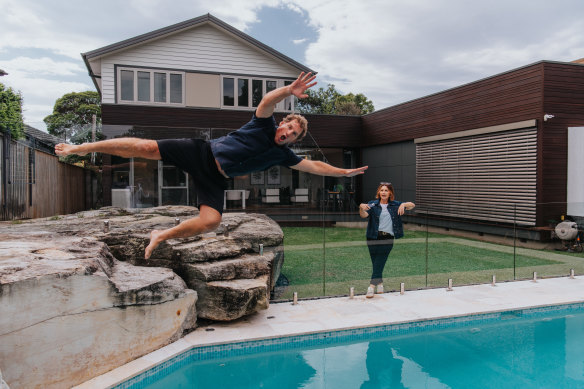 Rob Palmer, best known for teaching people DIY on Better Homes and Gardens, and his wife Gwenllian, have renovated their family home in Allambie Heights.