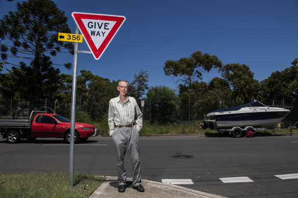 Anthony Ryan on Bundock Street in Randwick.