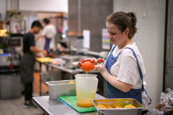 Tali Wenig says working in the cafe is her favourite part of the week.