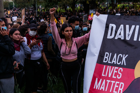 Thousands of protesters marched in Sydney on Saturday.