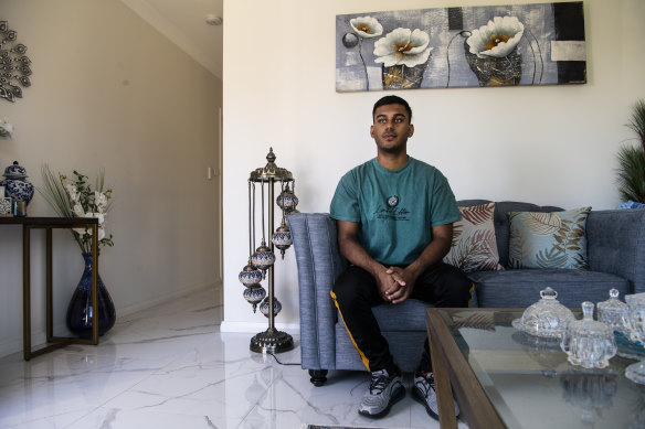Jahin Tanvir, 21, grew up in south-west Sydney and is studying to become an optometrist.