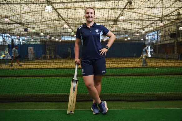 Rachel Trenaman is glad to have finished year 12 and can now concentrate full time on her cricket.
