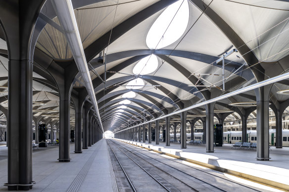 The station in Medina.