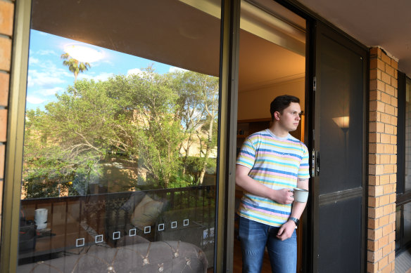 Angus Hook is one of many Sydney renters facing higher rents and few available properties.