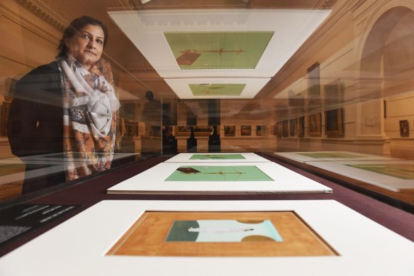 Nusra Latif Qureshi was announced as Bulgari Art Prize winner at the Art Gallery of NSW.