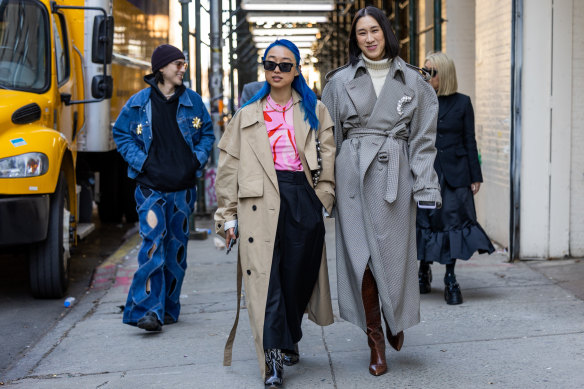 Circle of influence ... Zhang (left) with Meta’s head of fashion, Eva Chen.