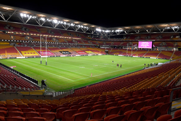 Suncorp Stadium is likely to host what would be the first-ever NRL grand final staged outside Sydney.