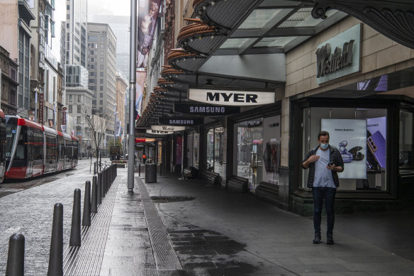 Solomon Lew has upped his stake in struggling department store Myer.