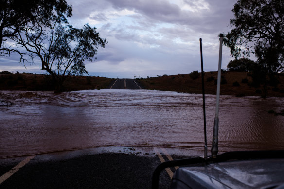 Parts of western NSW had significant rainfall over the weekend, with flash flooding in some areas near Broken Hill. 