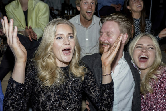 Norway’s Minister of Justice, Emilie Enger Mehl, left, at an event last year. 