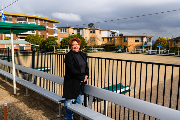 Warringah Bowls Club secretary Liarne Peek said trade was up 20 per cent this week after media coverage of the neighbourhood fracas.