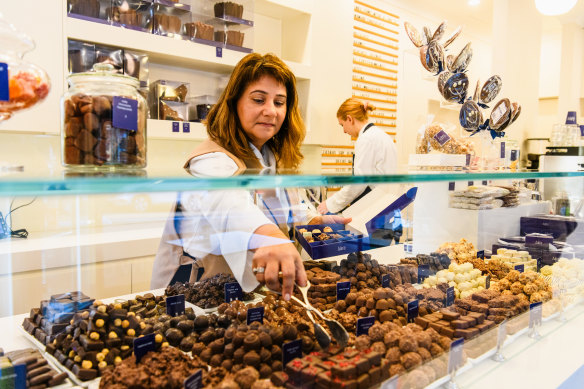 Tina Angelidis, owner of Adora Handmade Chocolates, feels like tough times are “dragging on.”