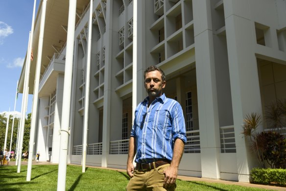 Senior Indigenous lawyer Nick Espie in Darwin on Monday.