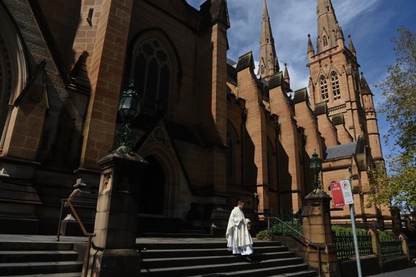 St Mary’s Cathedral in Sydney.