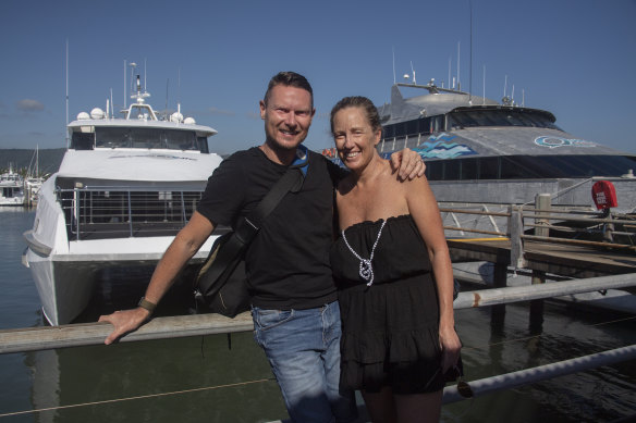 Victorian couple Ben and Michelle Carvosso from Mt Eliza, Mornington Peninsula, decided to escape lockdowns and spend eight weeks in northern Queensland. 