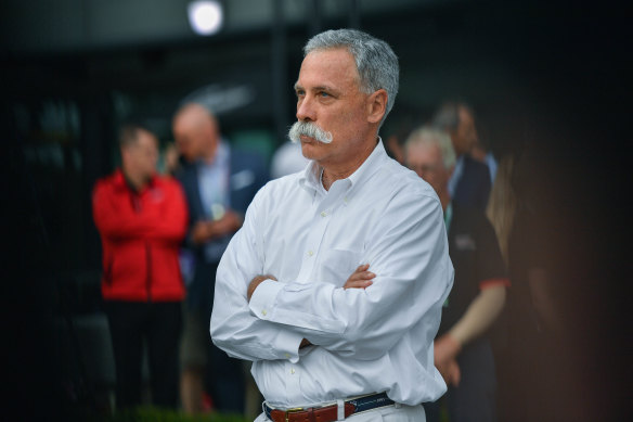 Formula One boss Chase Carey.
