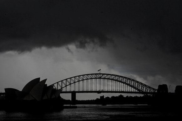 Spot the blue patch: showers and storms continue as we head towards autumn, February 23, 2022.