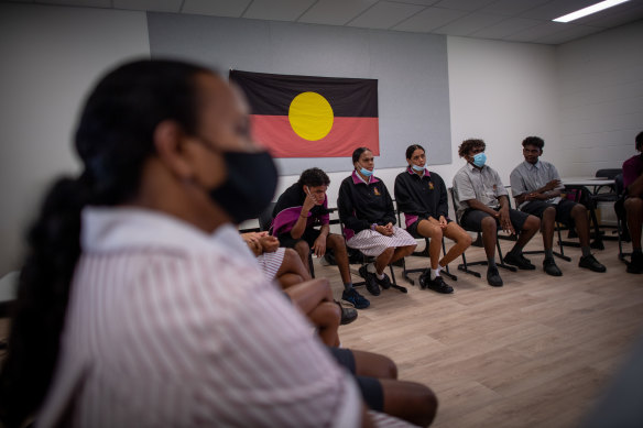 An Ochre class at Haileybury Rendall, where students cram two years of learning into one using explicit instruction.