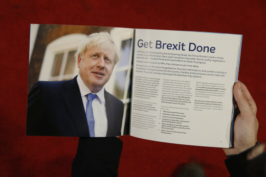 The Conservative Party's election manifesto, released on Sunday.