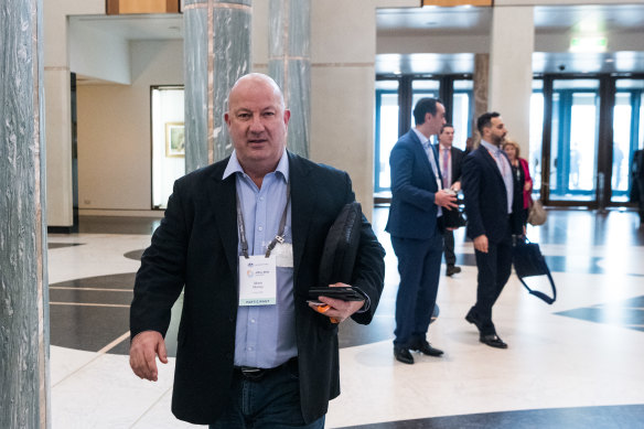 Unions NSW, led by secretary Mark Morey, has argued that the election spending cap impinged on its rights.
