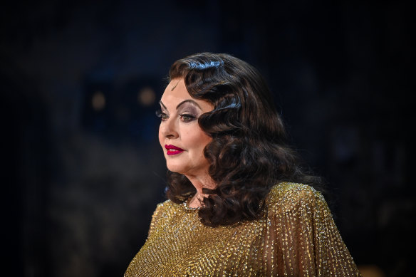 Sarah Brightman as Norma Desmond in the Melbourne production of Sunset Boulevard.