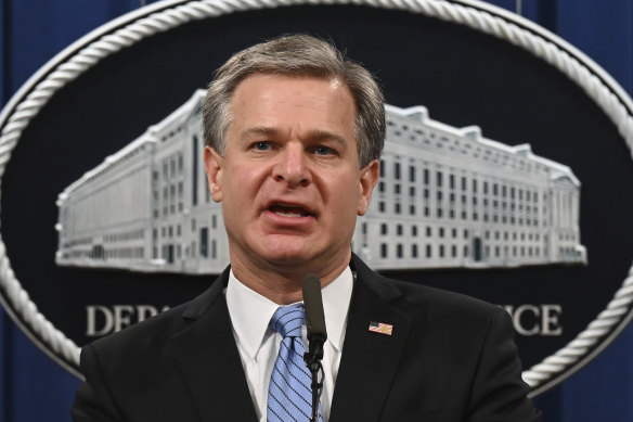 FBI Director Christopher Wray warned that China is driving to be the dominant AI figure. 