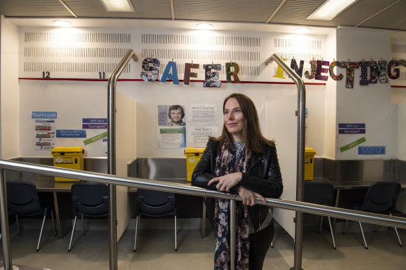 Liz Gal, a former long-term client of the Sydney injecting room in Kings Cross.