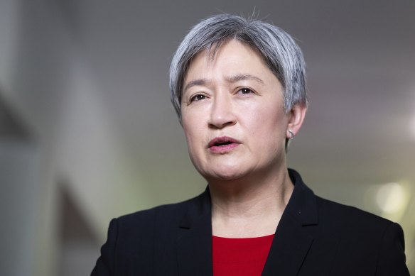 Foreign Minister Penny Wong sharpened her rhetoric on the deaths in Gaza this week.