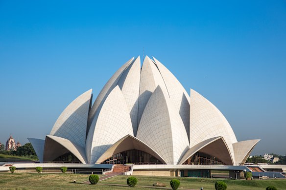 Look familiar? The Lotus Temple at New Delhi.