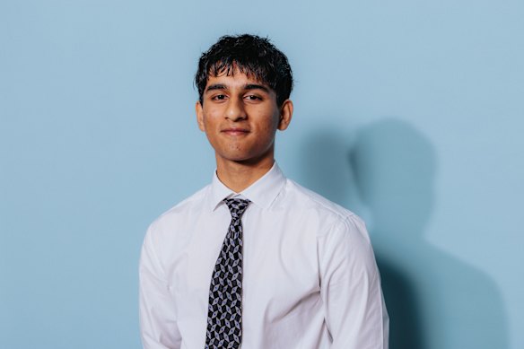 Rahul Desai, Baulkham Hills High graduate, received a 99.95 ATAR.
