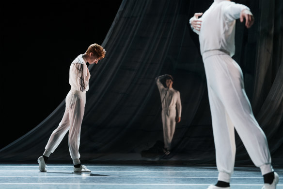 Dress rehearsal for Watermark, the brand-new commission and world premiere from the New York Dialects triple bill, which will be held at the Sydney Opera House.