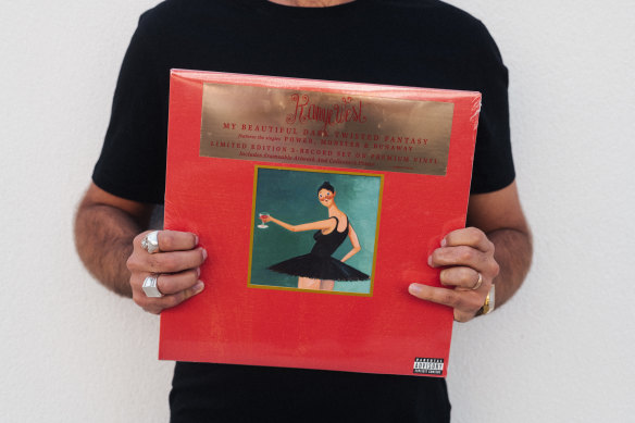 Kanye West’s bipolar-powered  album My Beautiful Dark Twisted Fantasy.