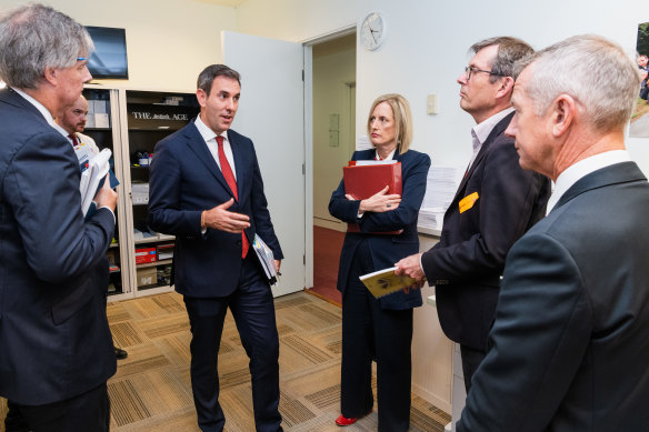Treasurer Jim Chalmers and Finance Minister Katy Gallagher discuss the October budget with reporters from The Age and The Sydney Morning Herald.