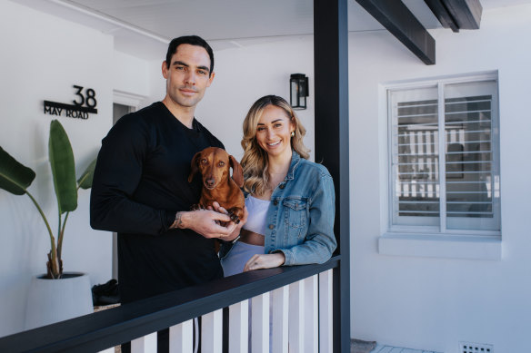 Michaela McClellan and her husband Ashley are selling their home in Narraweena.
